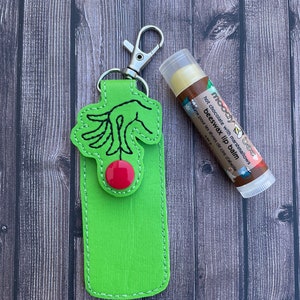 Mean One Lip Balm Holder Digital Embroidery Design