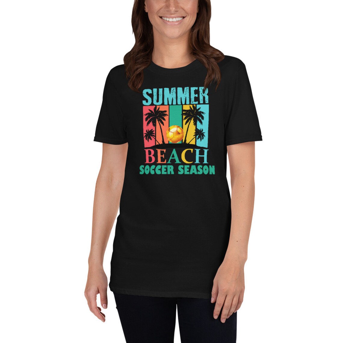 Summer beach soccer season T-Shirt summer beach soccer | Etsy