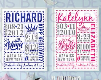 Download Birth Announcement Svg Etsy