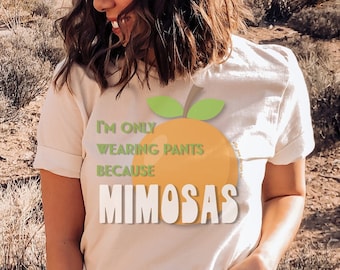 Camiseta gráfica divertida de mimosas, camiseta para tomar un brunch