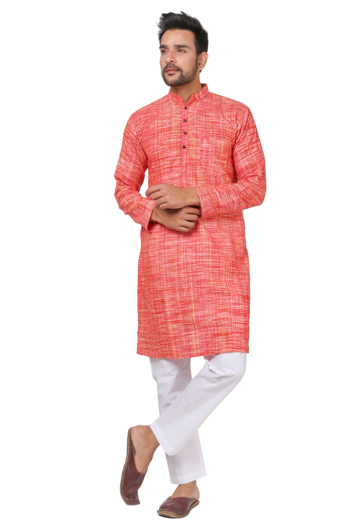 Men s Indian Khadi Kurta Pajama Set Etsy men-s-indian-khadi-kurta-pajama-set-etsy