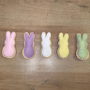 Felt Food - Easter Bunny Sugar Cookies - Felt Play Food
