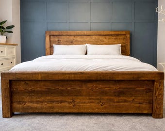 The Cambridge Solid Wooden Bed, All Sizes Made to Order with FREE ASSEMBLY on delivery!