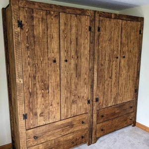 Rustic on sale single wardrobe