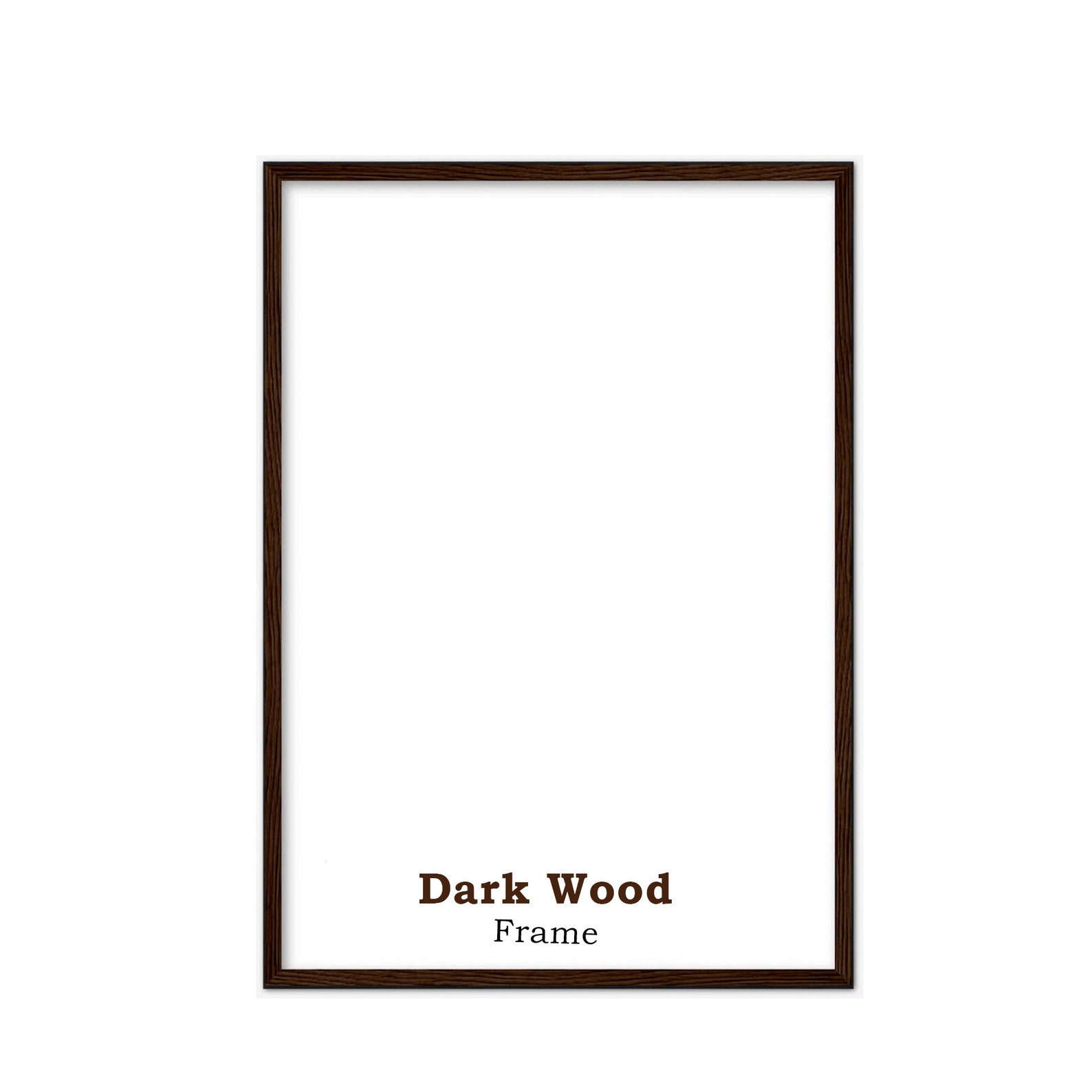 Natural Wooden Frame Simple Frames Basic Framed 5x7 8 X Etsy