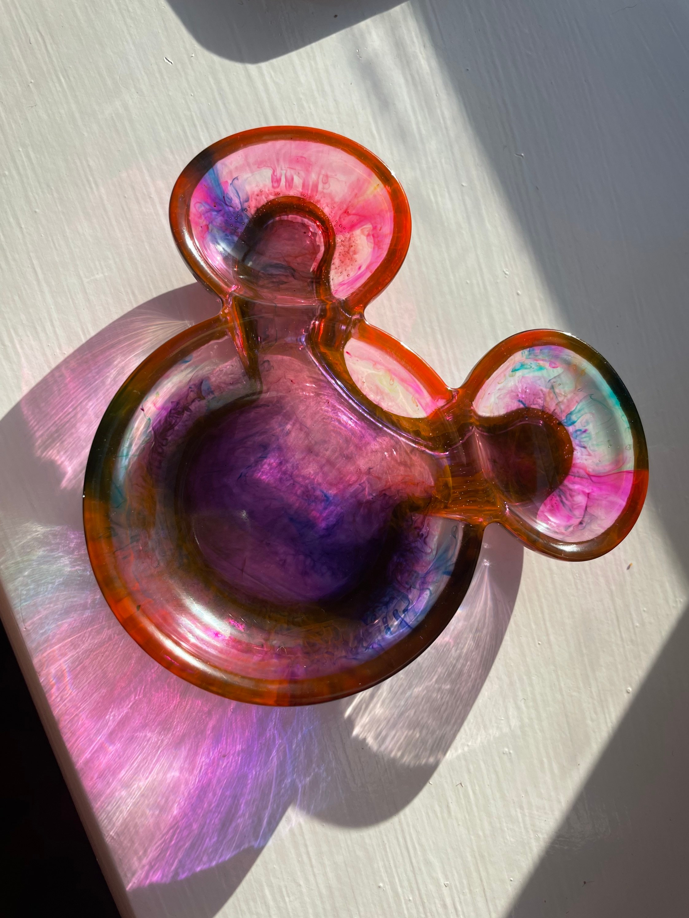 Water colour style Mouse trinket dish