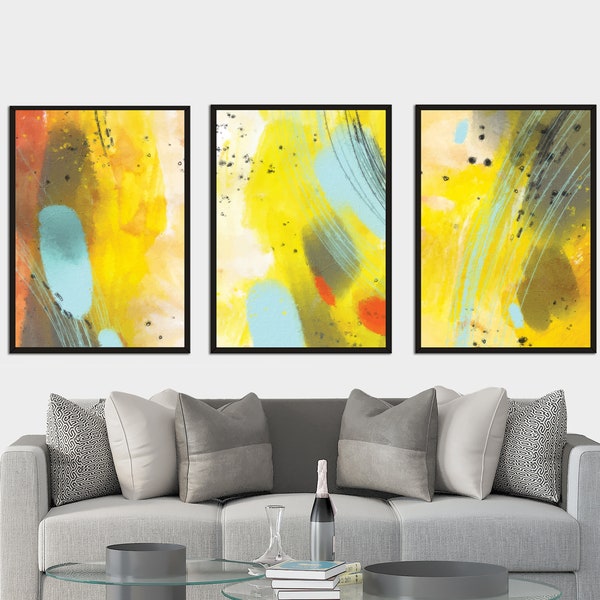 Mustard Wall Art Etsy UK