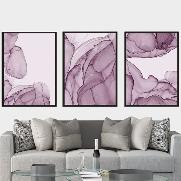 Purple Wall Art Etsy UK
