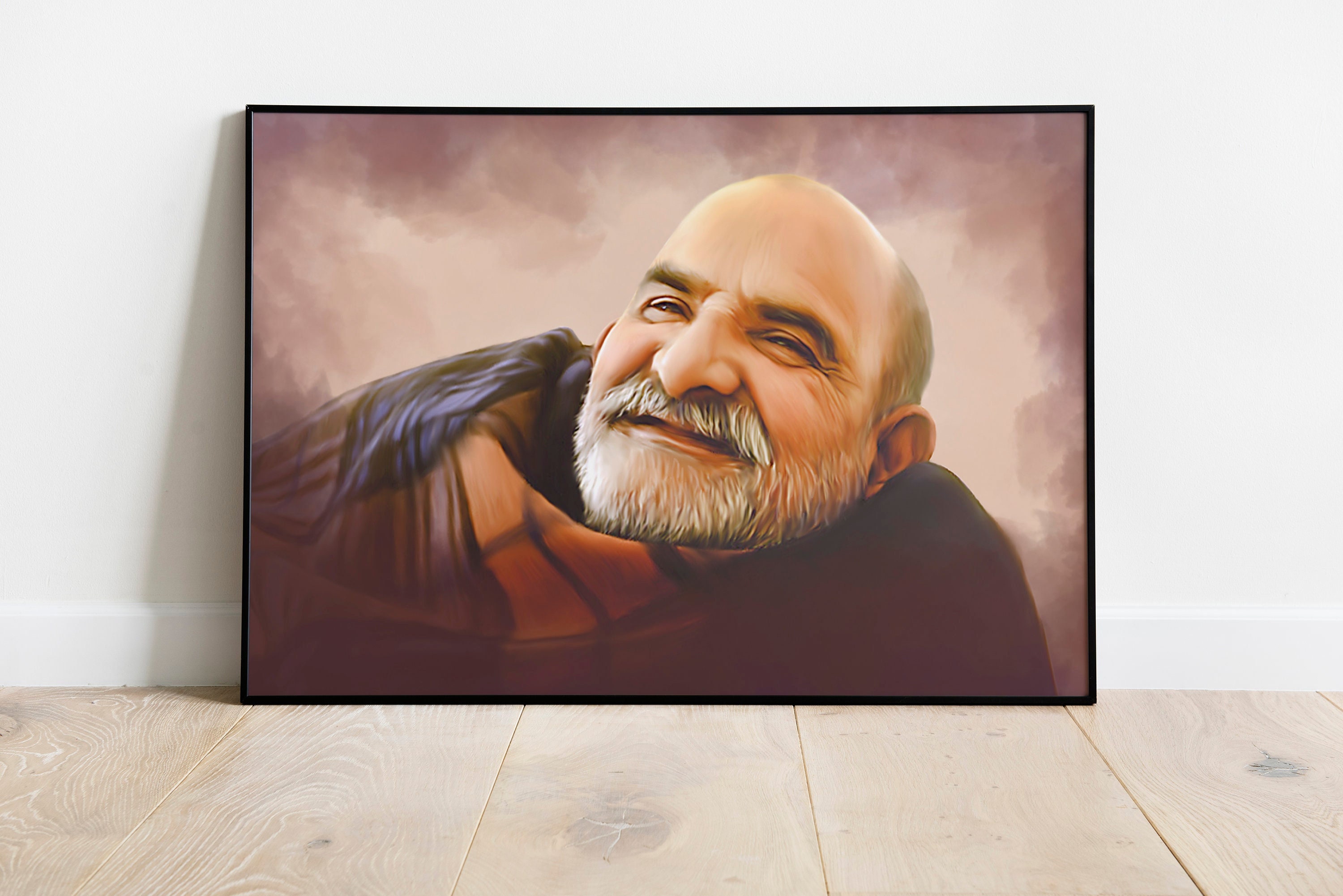Neem Karoli Baba Poster Neeb Karori Baba Print Maharaj Ji Etsy