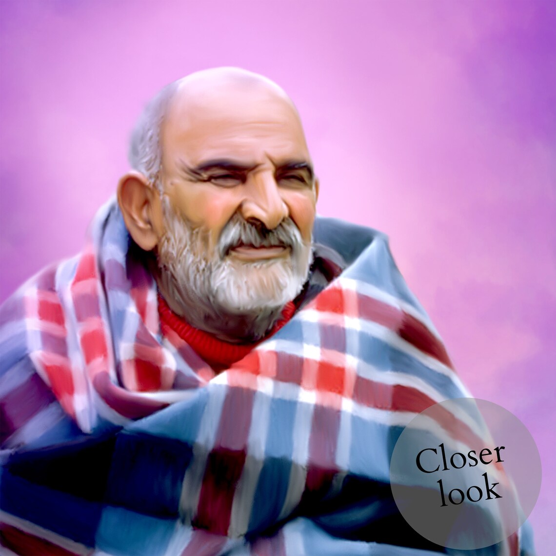 Neem Karoli Baba Poster Neeb Karori Baba Print Maharaj Ji Etsy UK