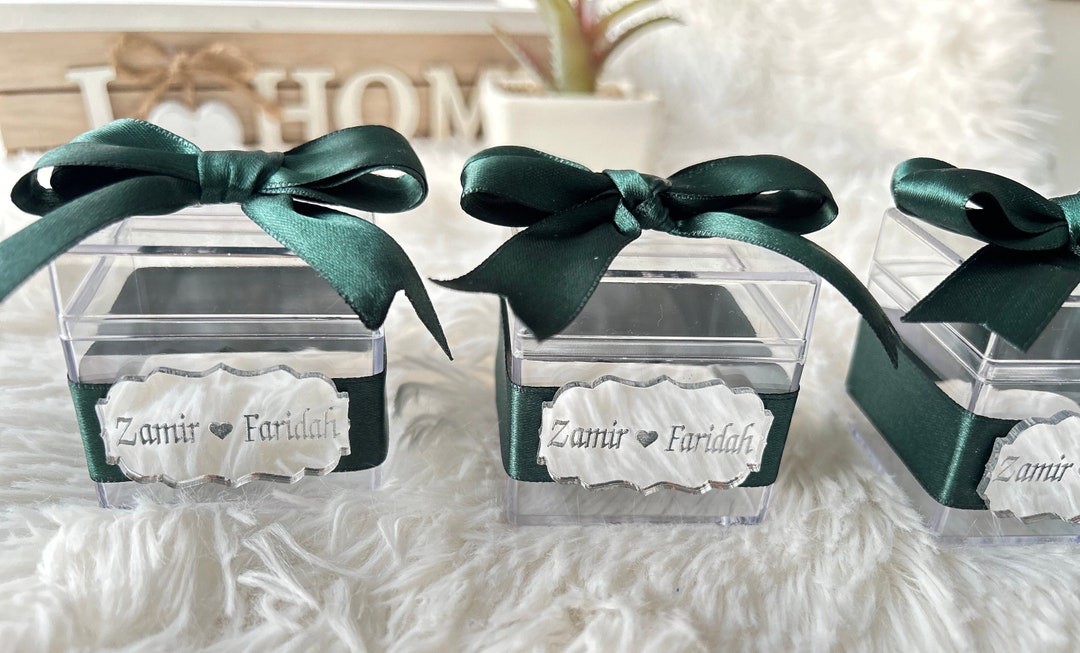 Personalized Candy Wedding Box Favors,candy Box Favors With Mirror