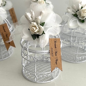 Candle Holder Bird Cage Wedding Box Favors,White bird cage wedding favor Wire bird cage box , Wire bird cage chocolate box,Sweet 16 cage box