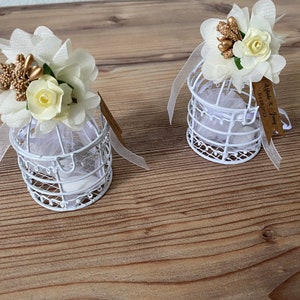 Candle Holder Bird Cage Wedding Box Favors,White bird cage wedding favor Wire bird cage box , Wire bird cage chocolate box,Sweet 16 cage box