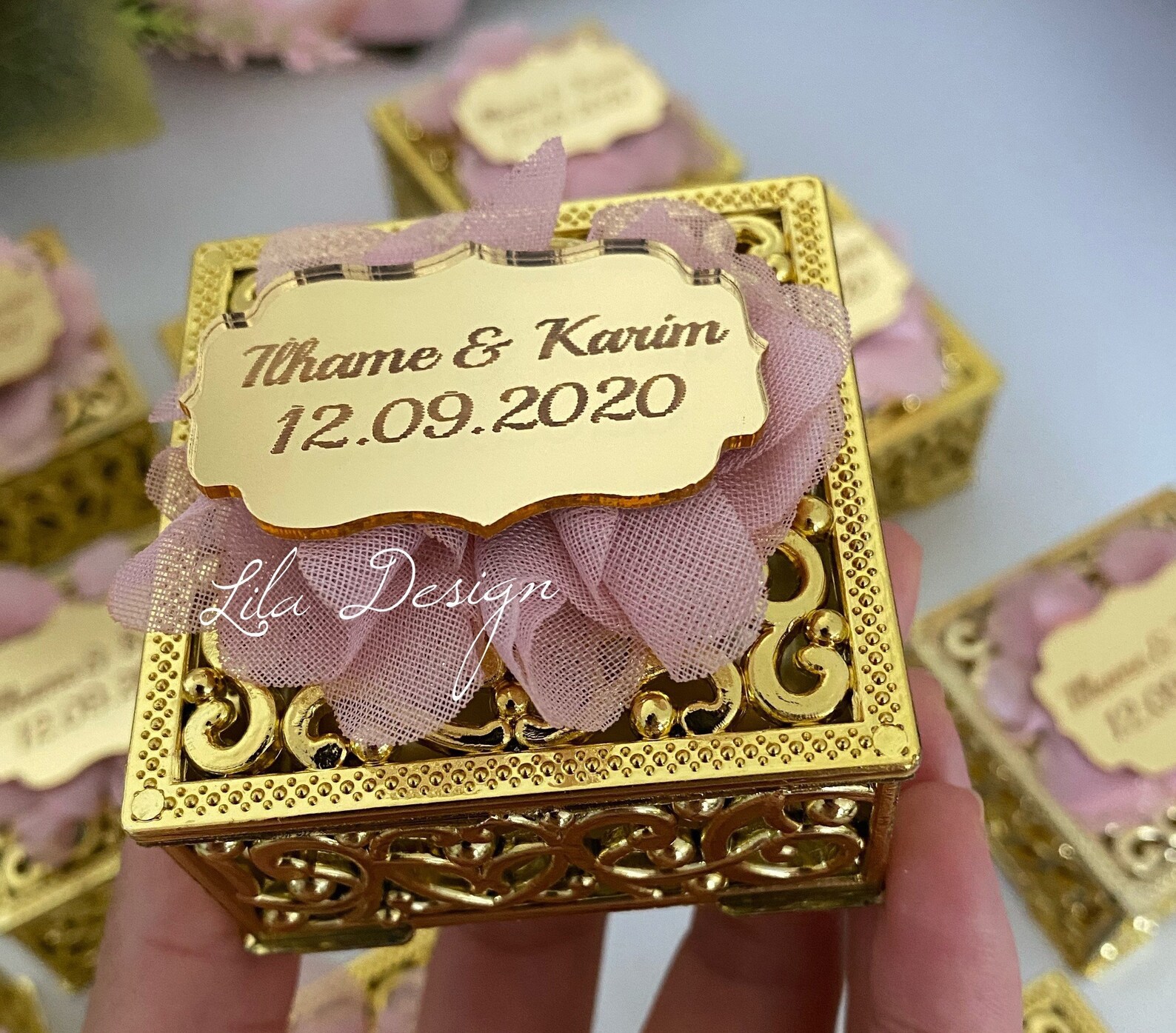 Personalized Wedding Box GiftWedding Gift boxwedding favors Etsy