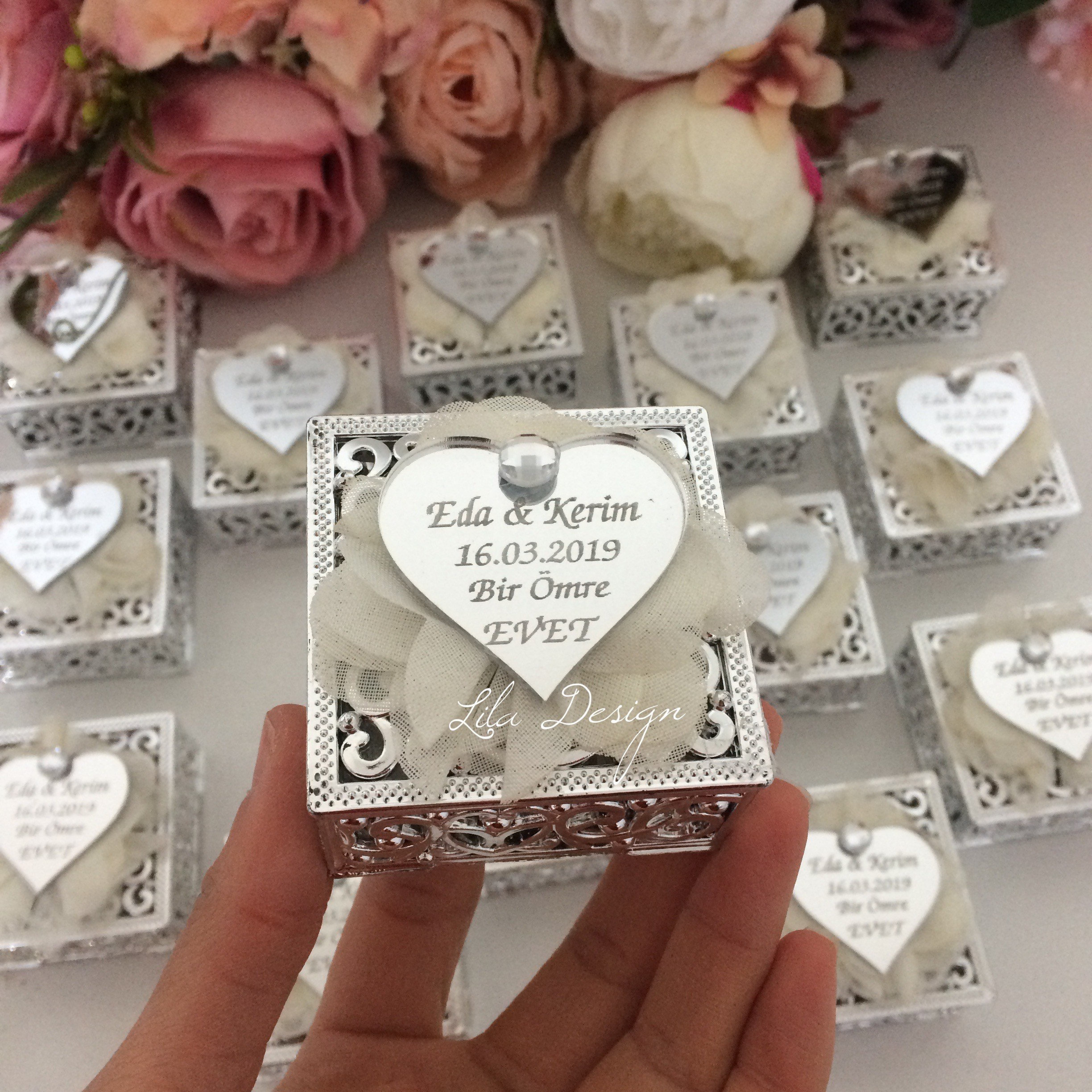 Personalized Wedding Box GiftWedding Gift boxwedding favors Etsy