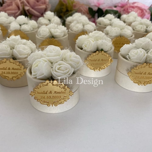 Pack of 10 Clear Acrylic Favor Box Wedding Party Favor Boxes Etsy