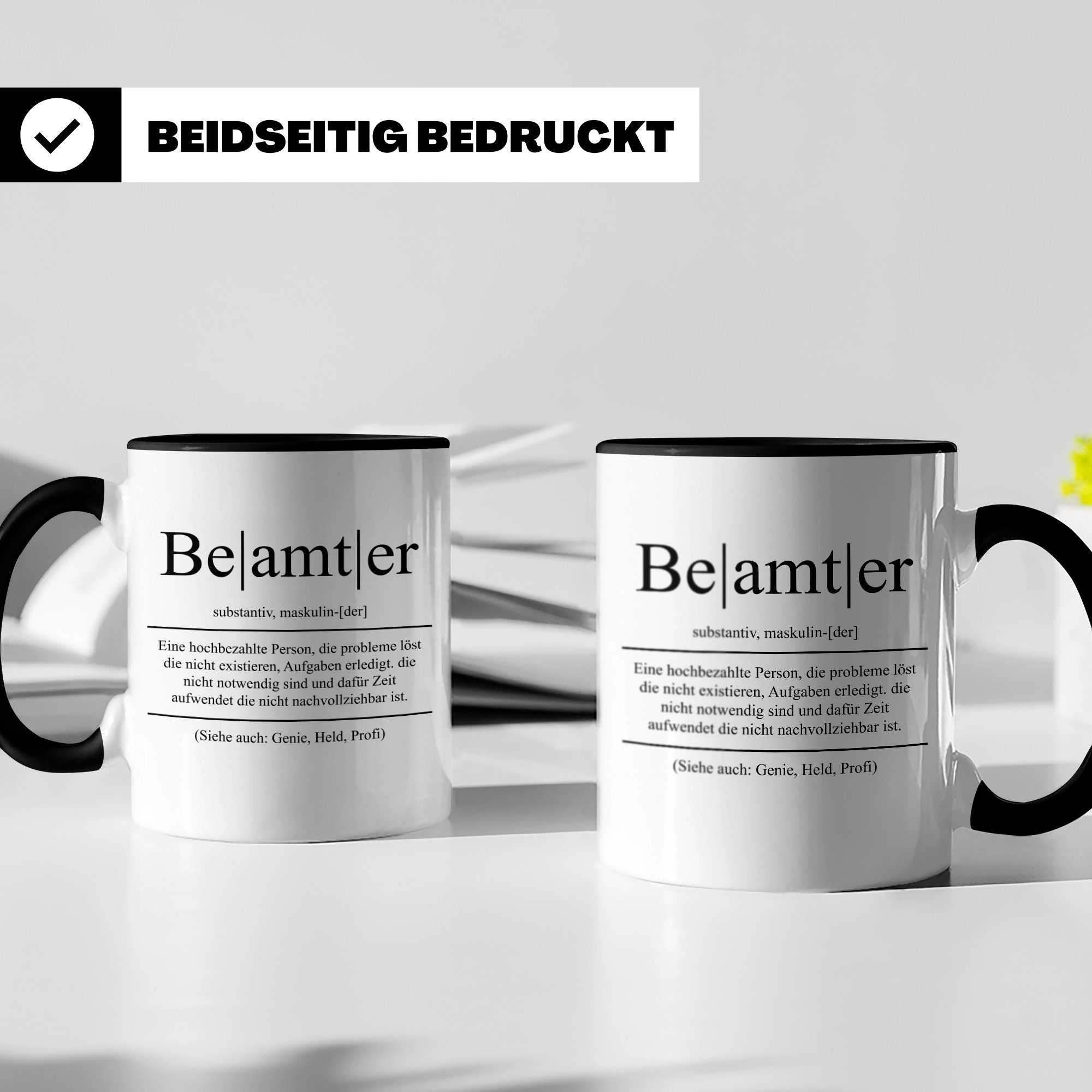Beamten Spruch Kaffeetasse Verbeamtet Geschenkidee Etsy.de