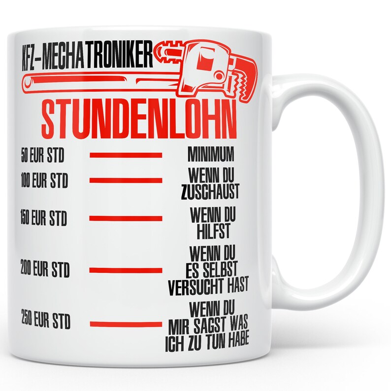 KFZ Mechaniker Lustiger Spruch Mechatroniker Kaffeetasse Etsy.de