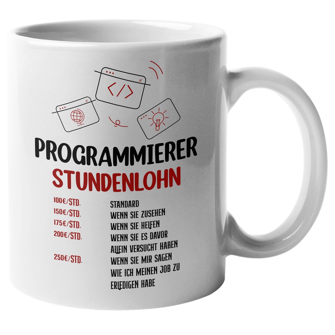 MANISMA Programmierer Spruch Geschenkidee Kaffeebecher Etsy.de