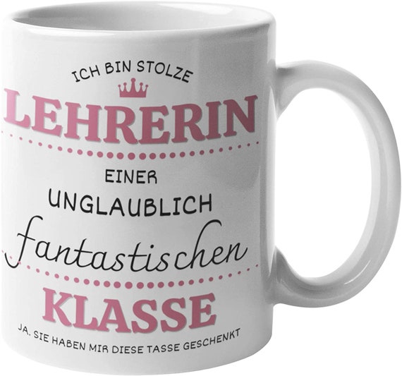 Lustiger Lehrer Spruch Geschenkidee Klassenlehrer Bürotasse Etsy