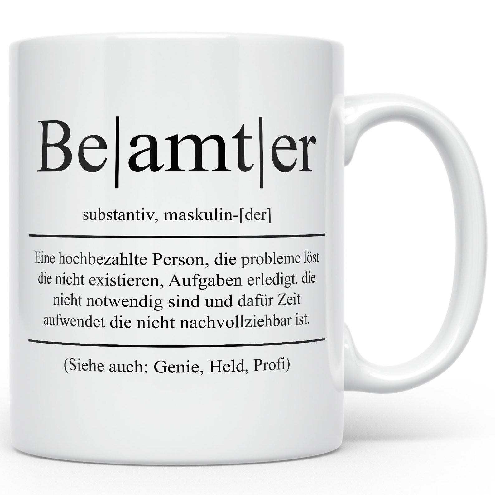 Beamten Spruch Kaffeetasse Verbeamtet Geschenkidee Etsy.de