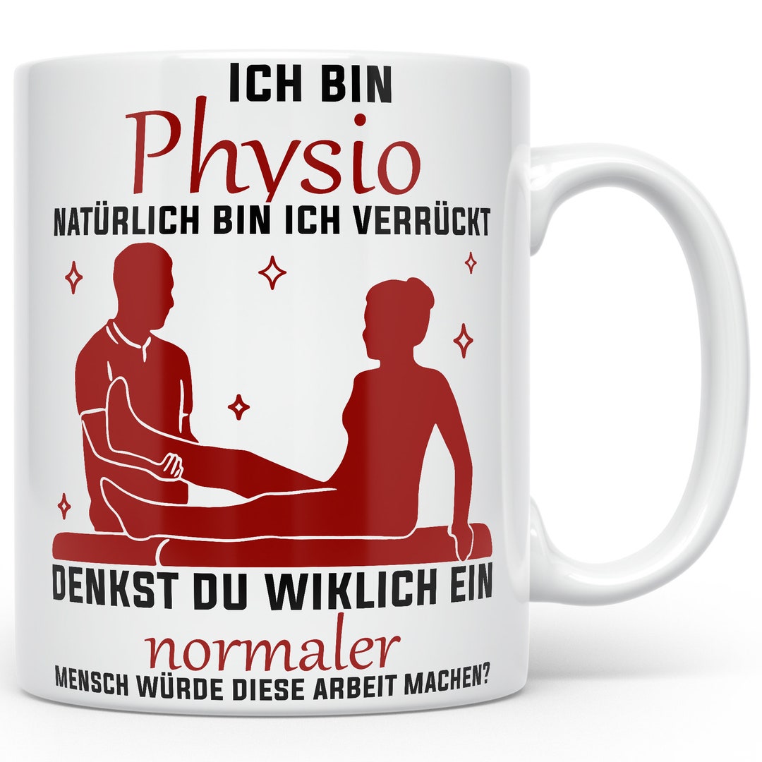 Physiotherapeuten Geschenkidee Kaffeetasse Sprüche Physio Etsy.de