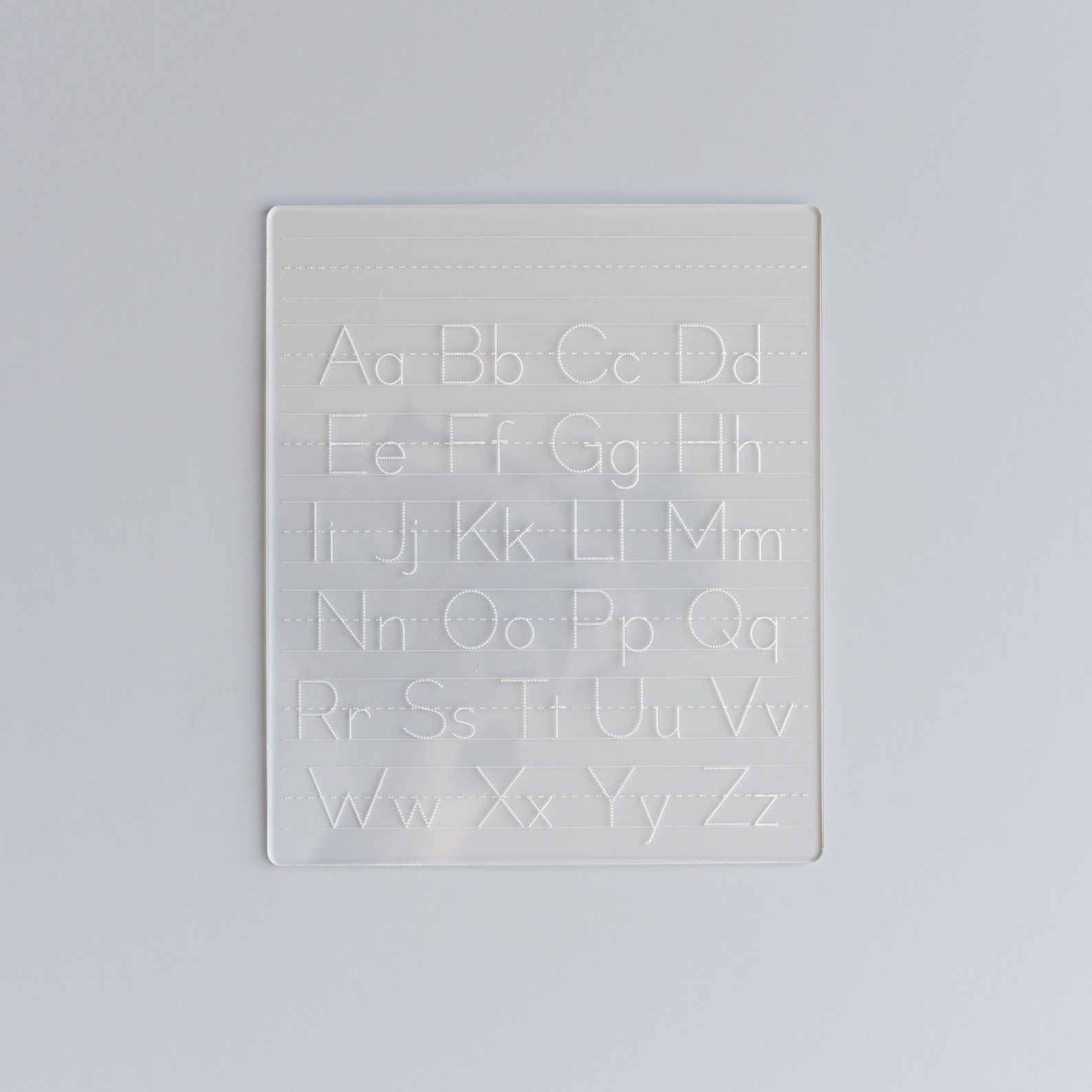 Acrylic Dry Wipe Alphabet Board Alphabet Tracing Board Etsy