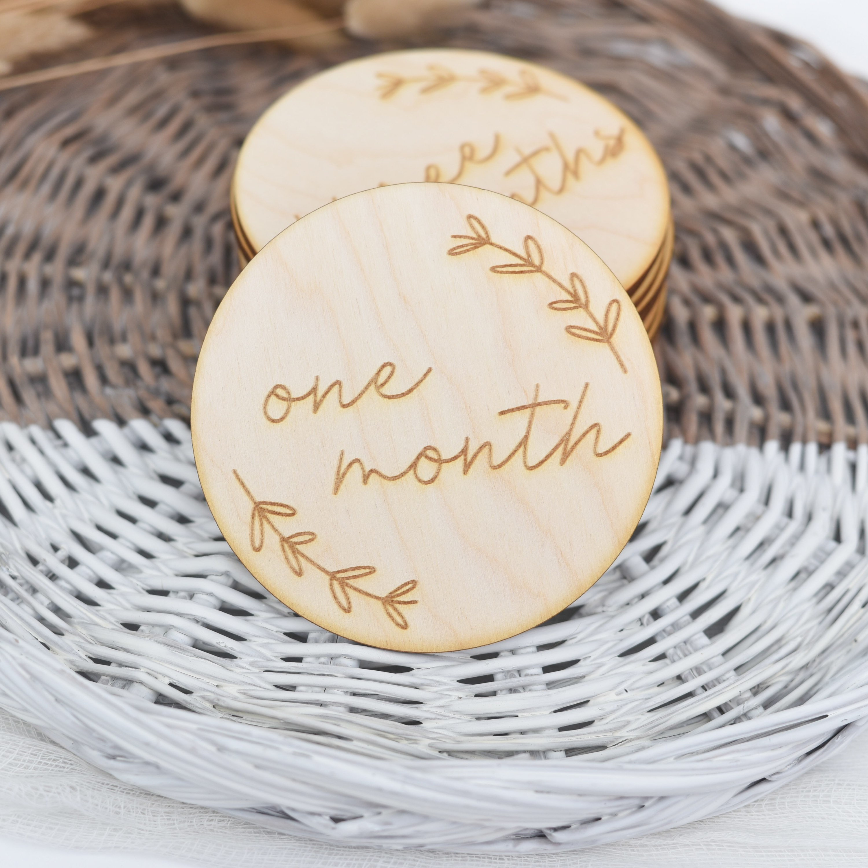 Wooden Baby Milestone Signs Baby Milestone Signs Baby Etsy