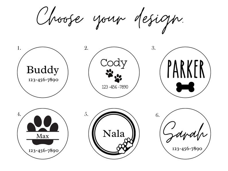 Airtag Pet Collar Holder Dog Collar Air Tag Case Dog Name Etsy