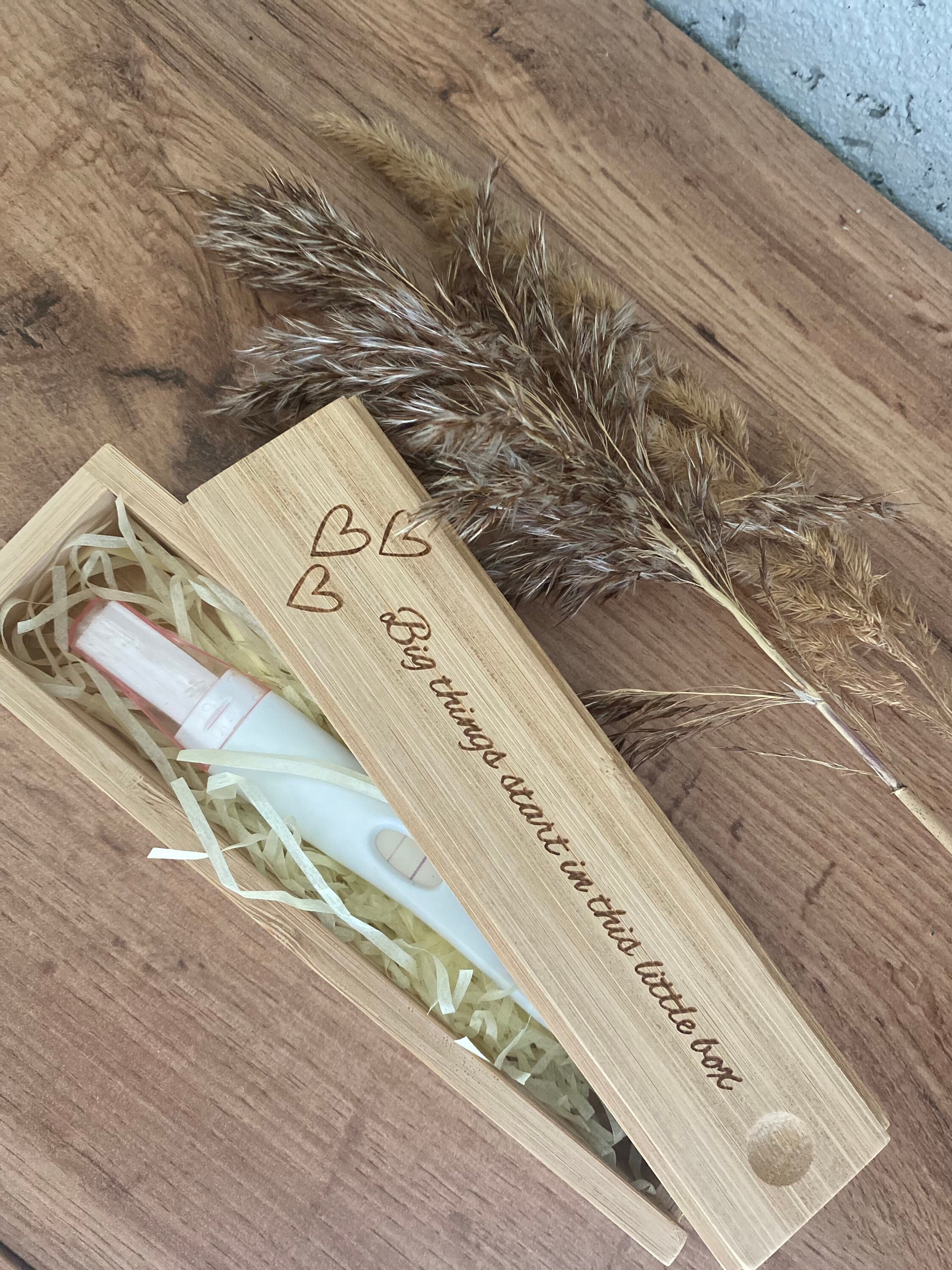 Pregnancy Test Box Baby Announcement Baby Reveal Pregnancy - Etsy