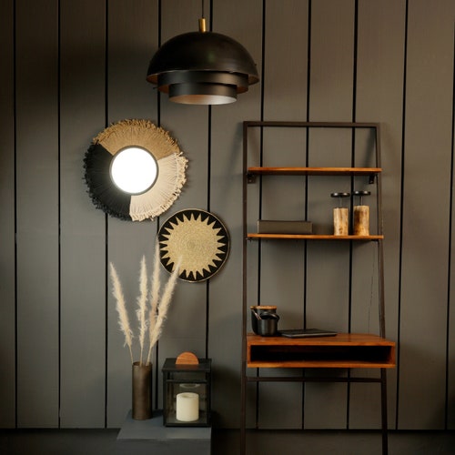 Wall Mounted Ladder Desk Etsy