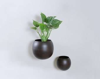 Round Wall Planters - Set of 2