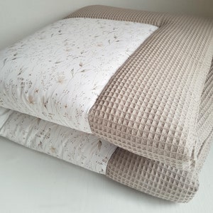 Thick crawling mat/play mat waffle pique 100x100 120x120 140x140