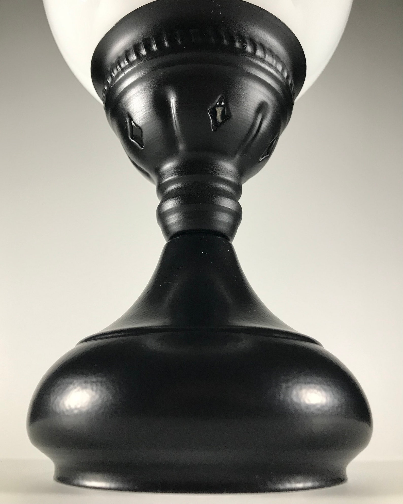 Dim glass globe lamp dim metal lamp Bedside glass lamp Etsy