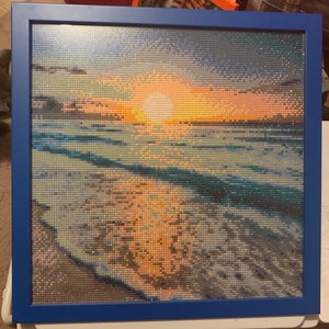 Pittura diamanta completata e incorniciata