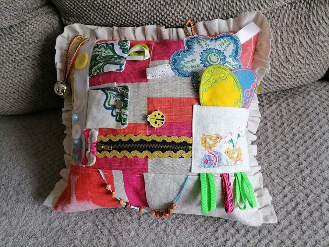 Bunny Themed Fidget/sensory Cushion for Dementia Autism & Etsy