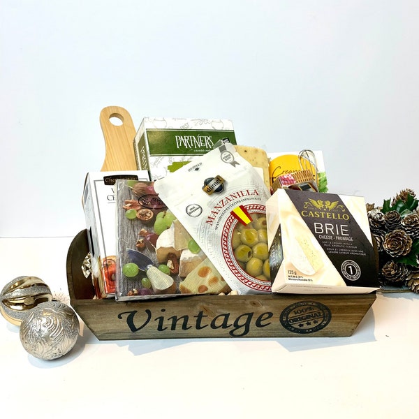Charcuterie Board Gift Basket Etsy