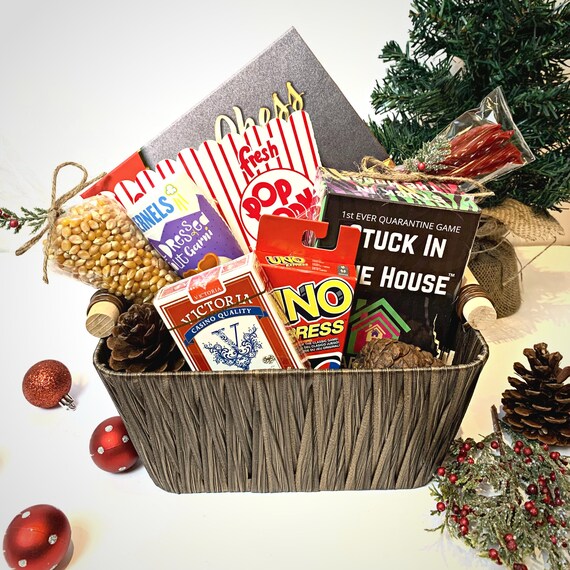 Christmas Games Gift Basket Gift for Her Gift for Him -  Israel