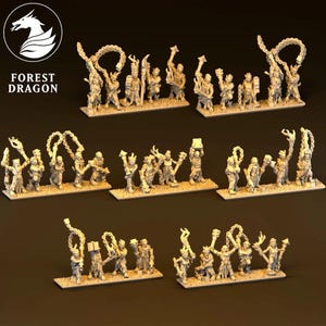 Imperial Zealots (10mm-15mm Warmaster Revolution) by Forest Dragon