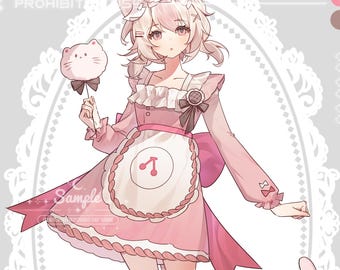 Custom Anime Character Illustration: Full Body OC Art Commission