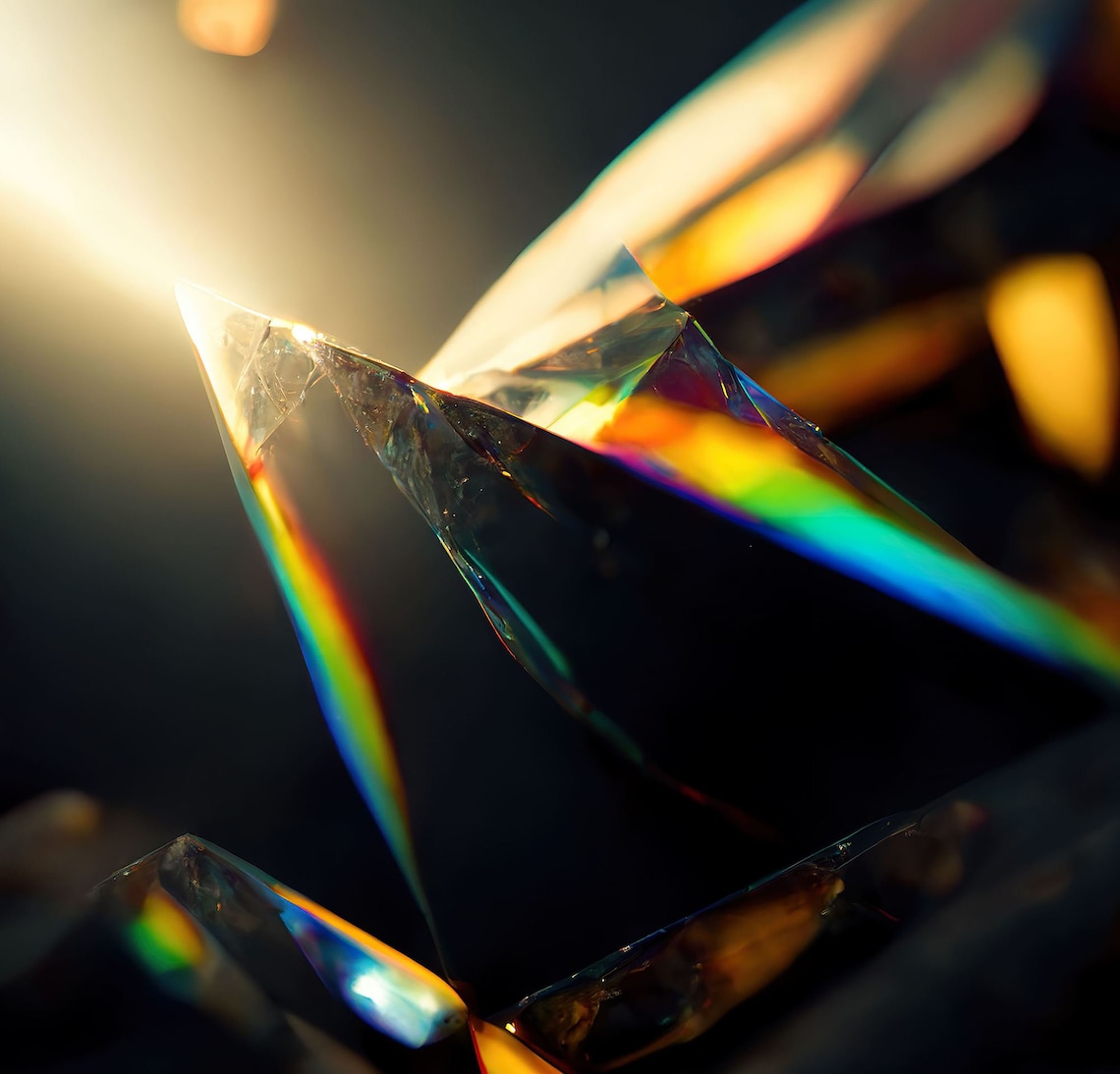 220 crystal prism light photo overlays textures Etsy Polska