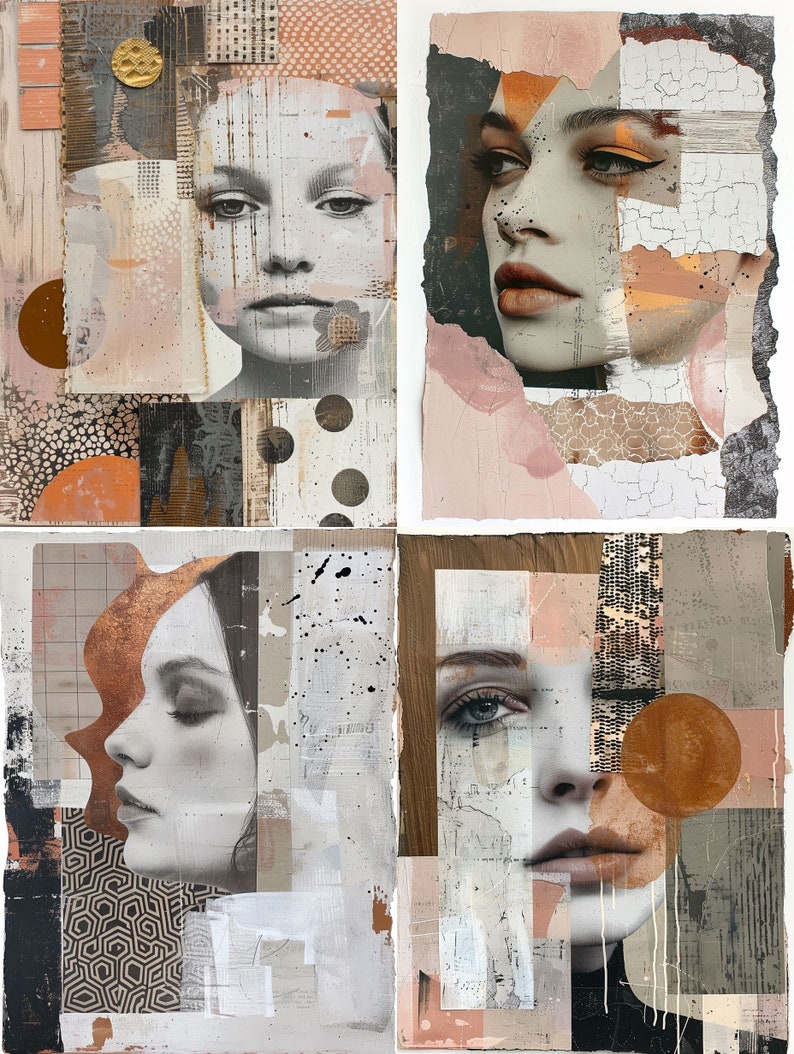 440 Midjourney Sref Codes & Images for Mixed Media Midjourney, Bundle