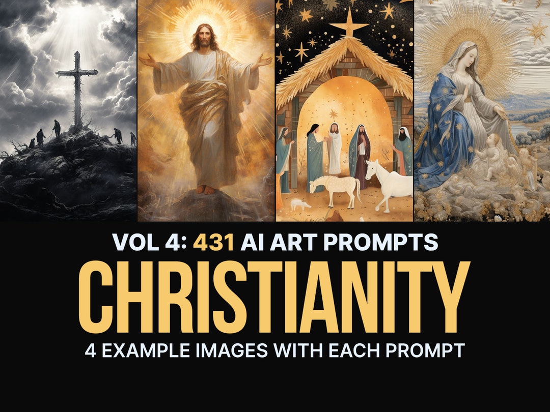 431 Midjourney Prompts & Images for Christianity: Vol 4 | Ai Art, Dall ...