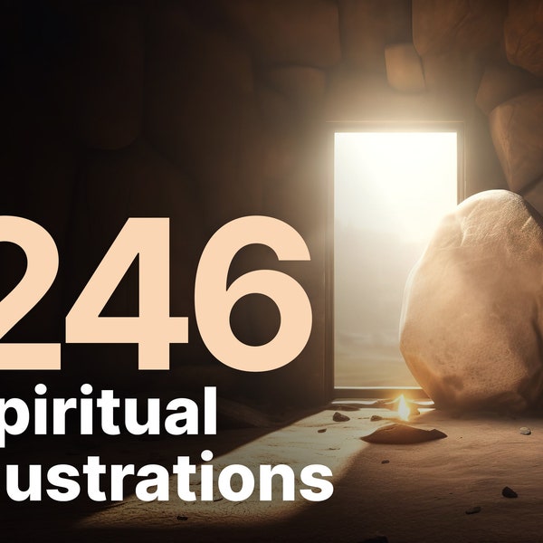 246 Spiritual Illustrations |  digital art prints, god, Jesus, religion, faith, holy, bible, church, cover, illustration, christ, biblical