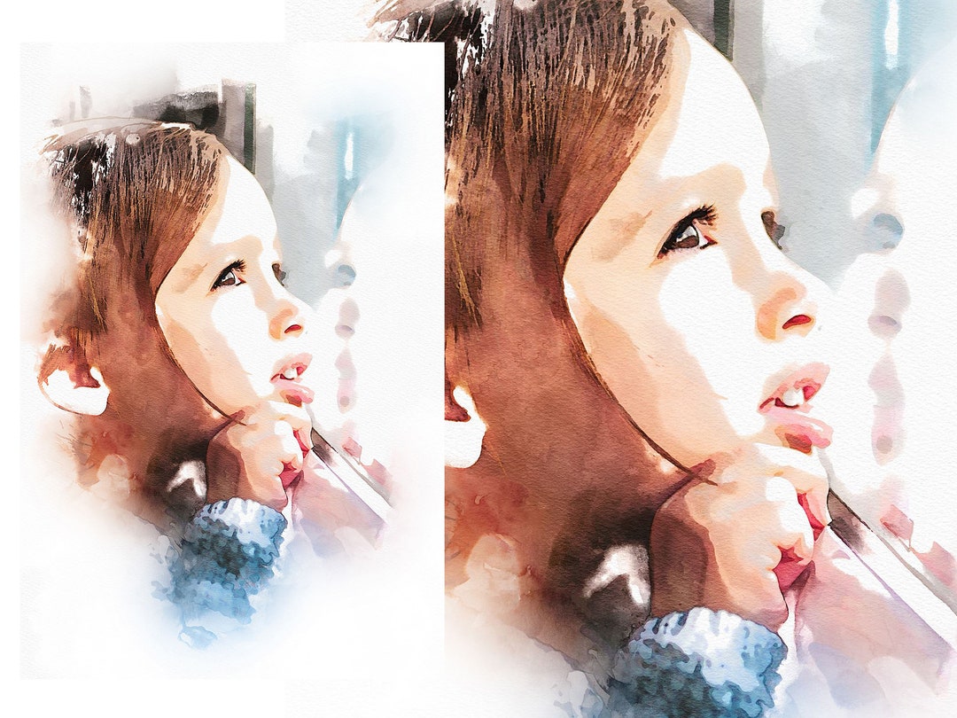 Watercolour Painting From Your Photo, Photo to Art, Wall Art, Gift ...