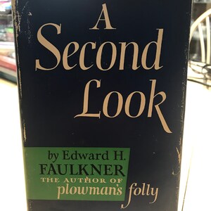 Rare First Edition Second Printing Edward Faulkner Vintage Book Collectors Item