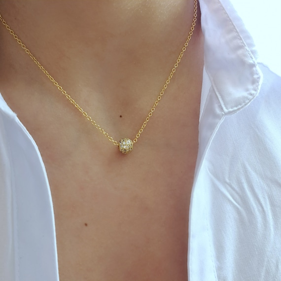 アクセサリー CHIEKO+ small ball necklace wonky ball necklace