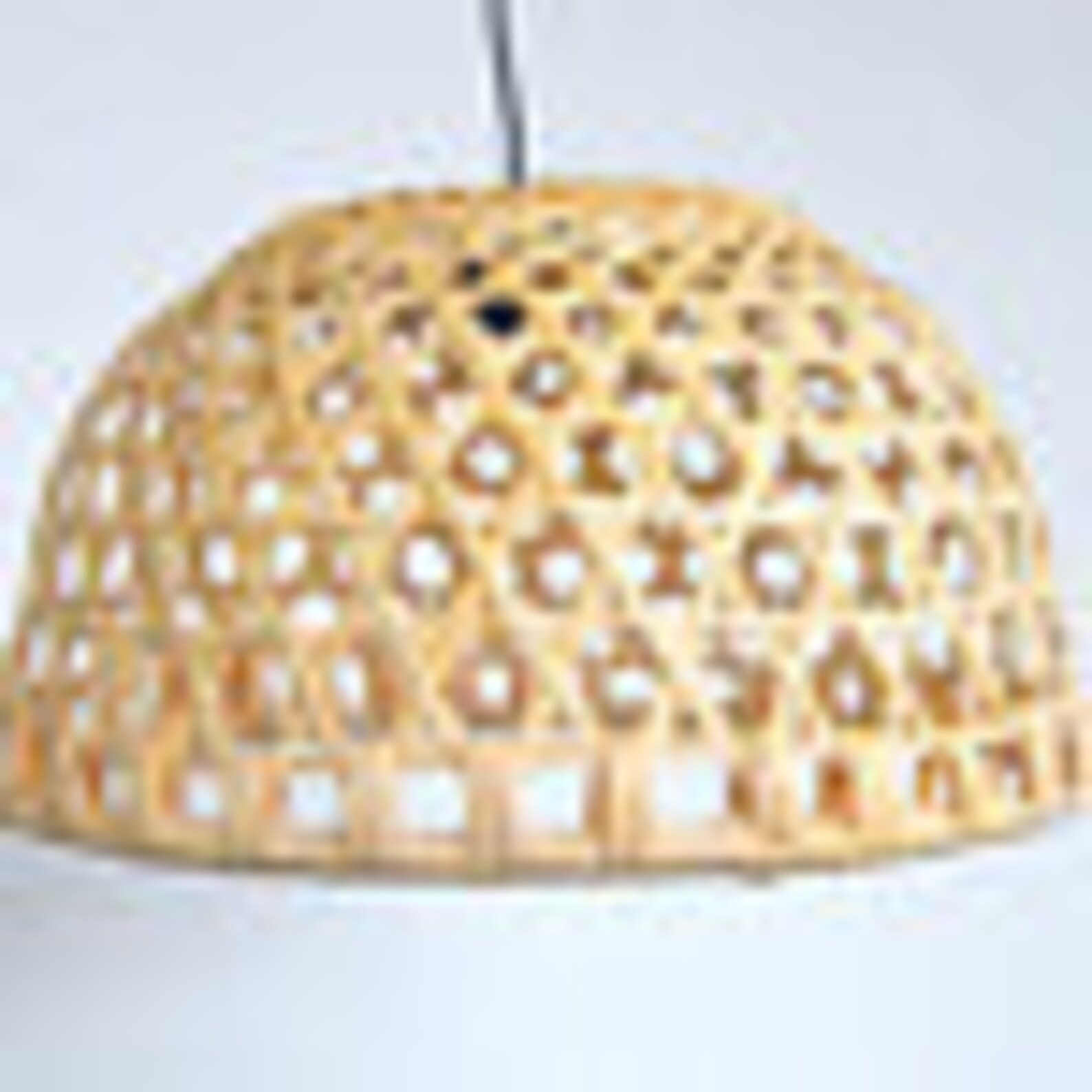 Wicker Pendant Lamp Basket Lamp Shade. woven Rattan Lamp Etsy