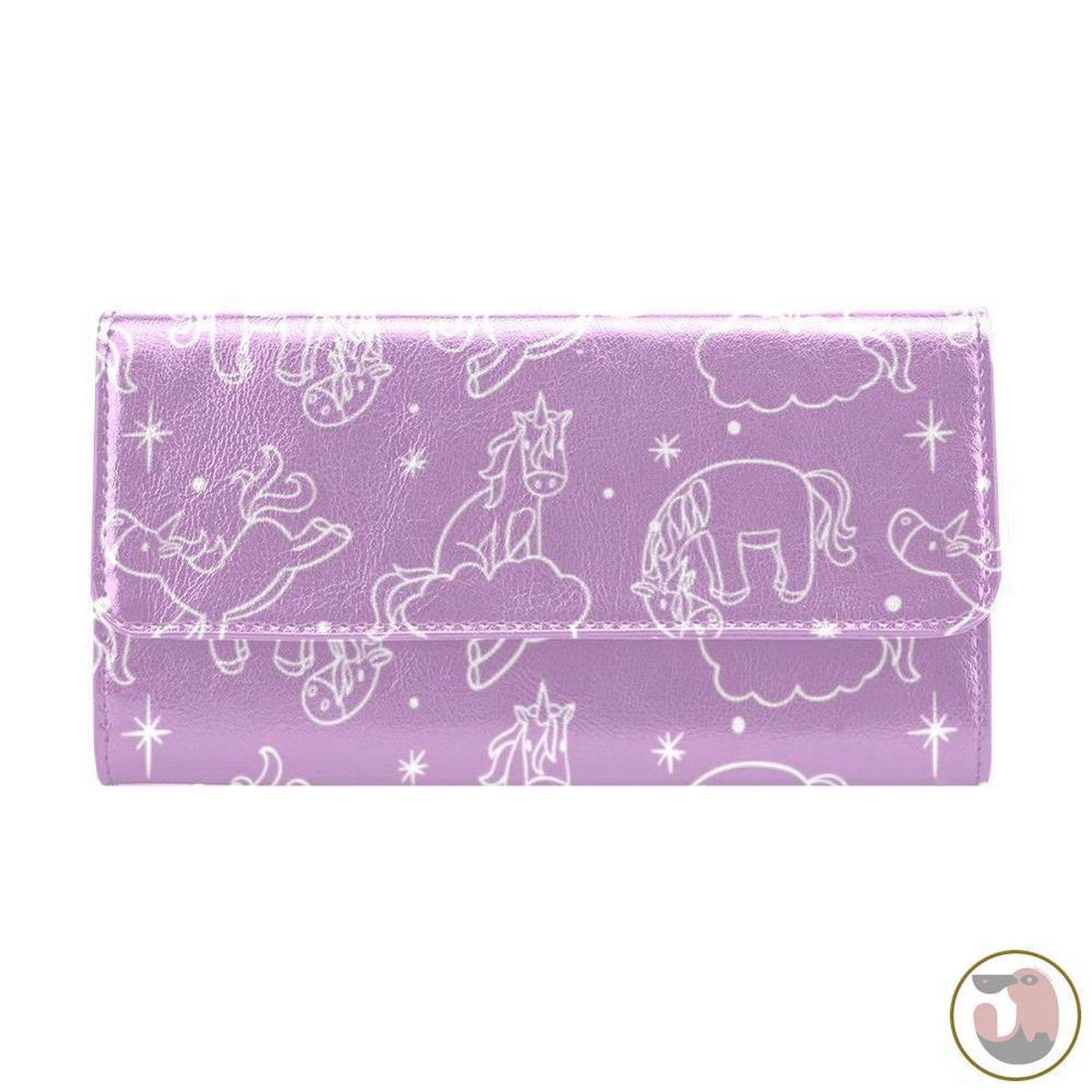 Unicorn Trifold Wallet Large Wallet Gift for Her Womens Etsy