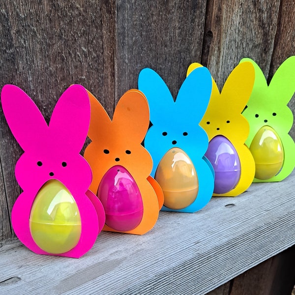 Digital Download ONLY Easter Bunny Egg Holder Bunny Chocolate Holder Easter Favors Easter Basket Fillers Ideas